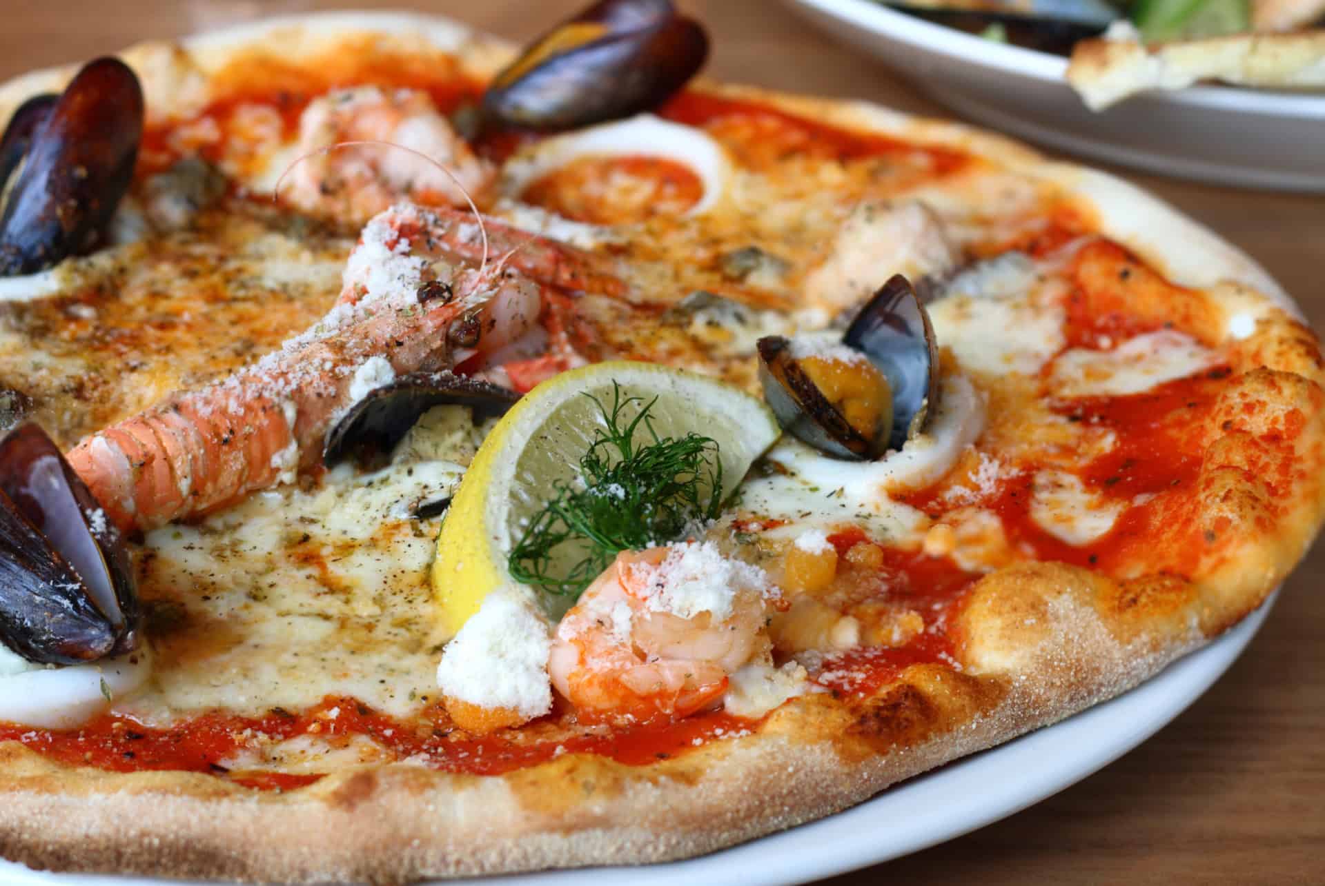 pizza fruits de mer