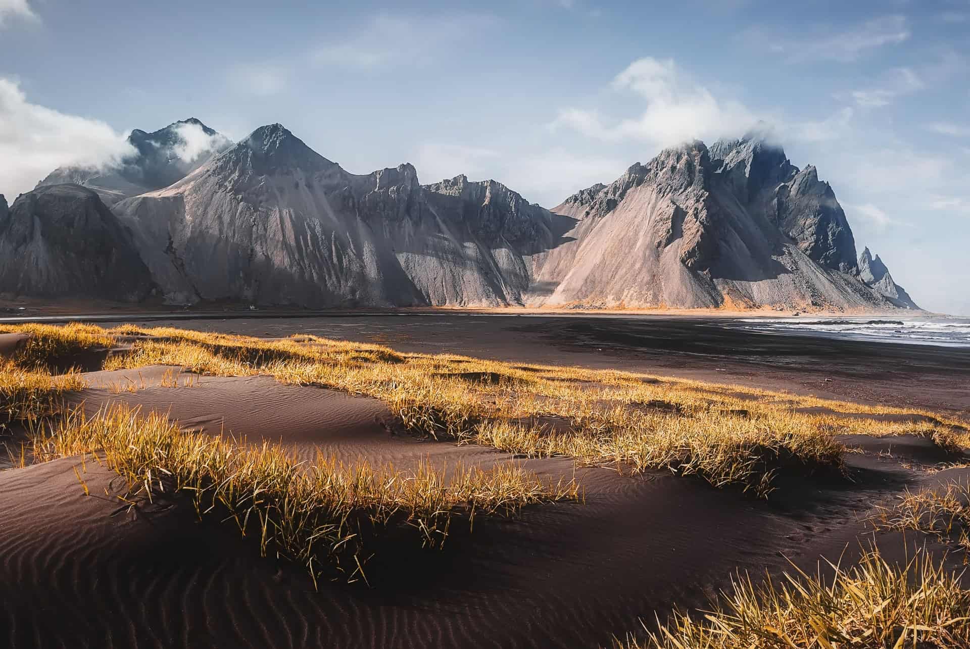 que faire en islande plage de stokksnes