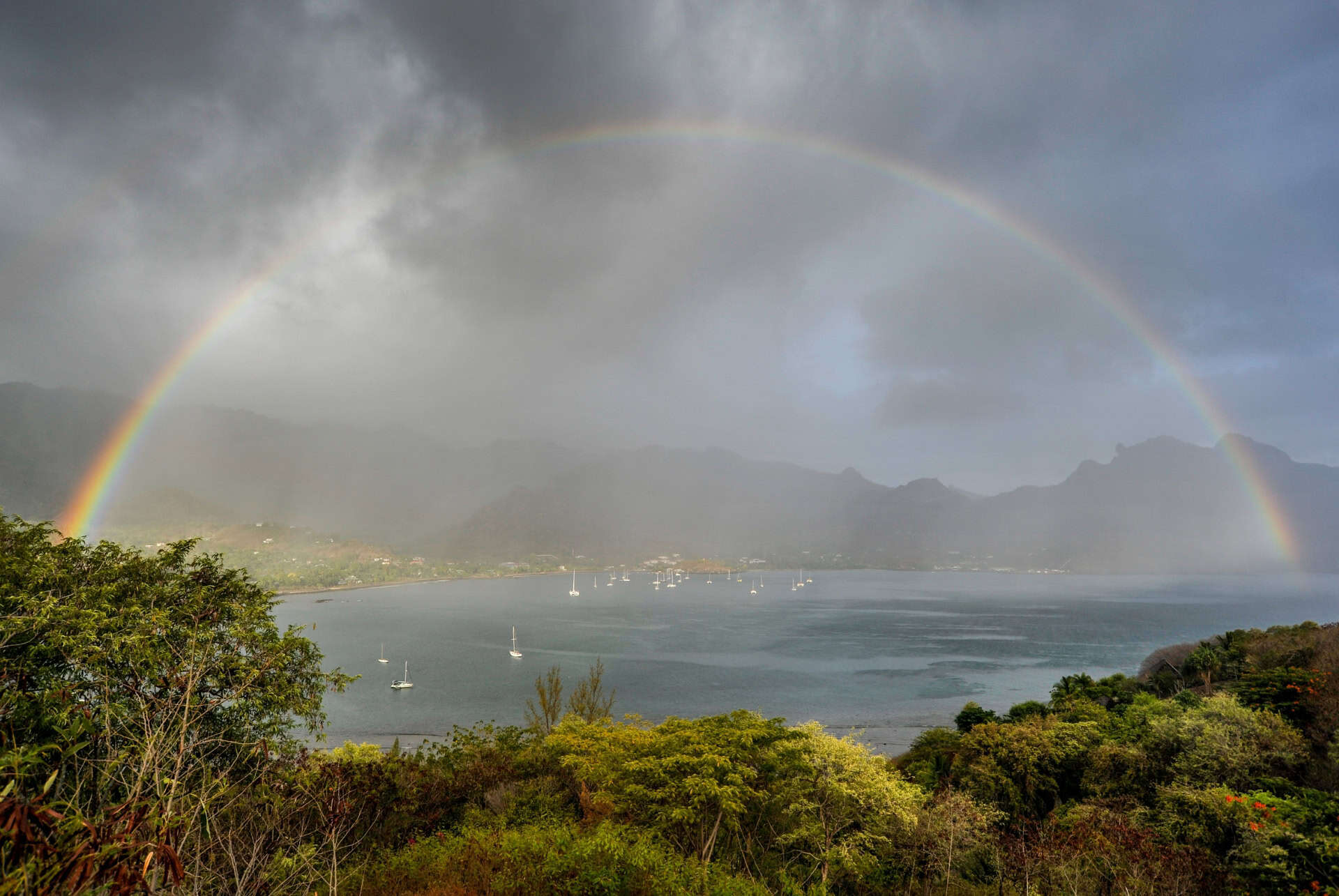 pluie en polynesie