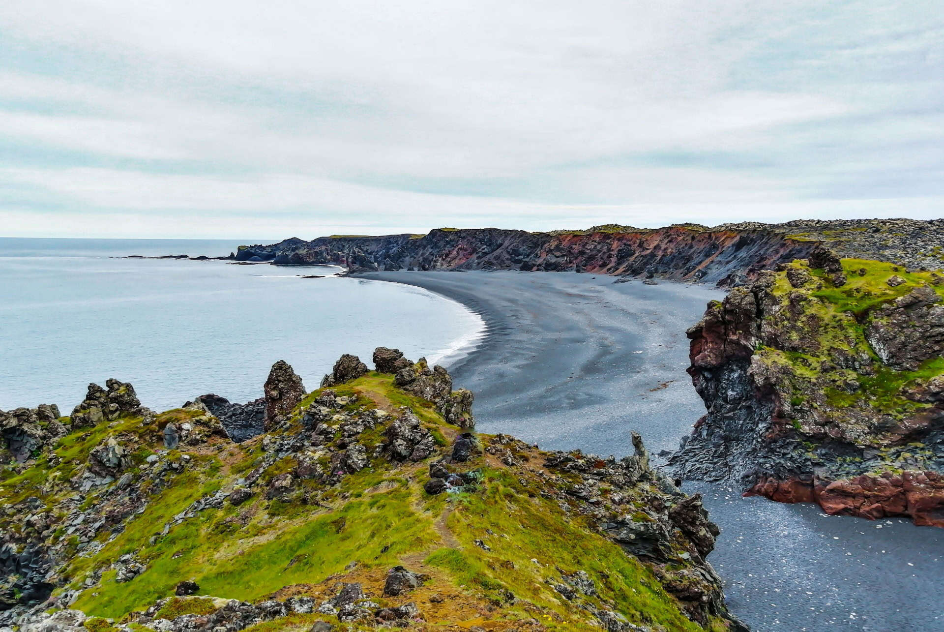 que faire en islande plage de djupalonssandur