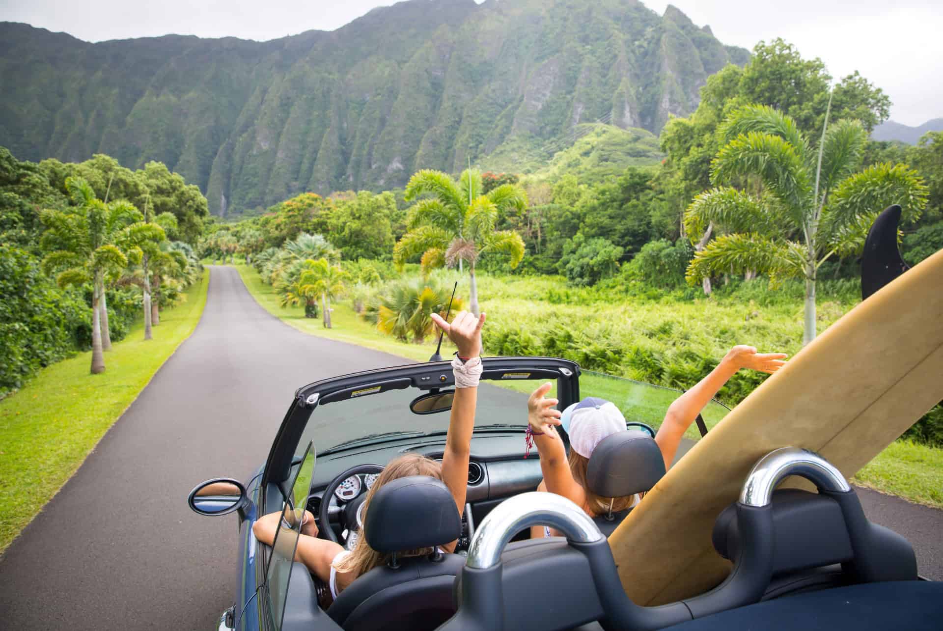 se deplacer en voiture a hawaii