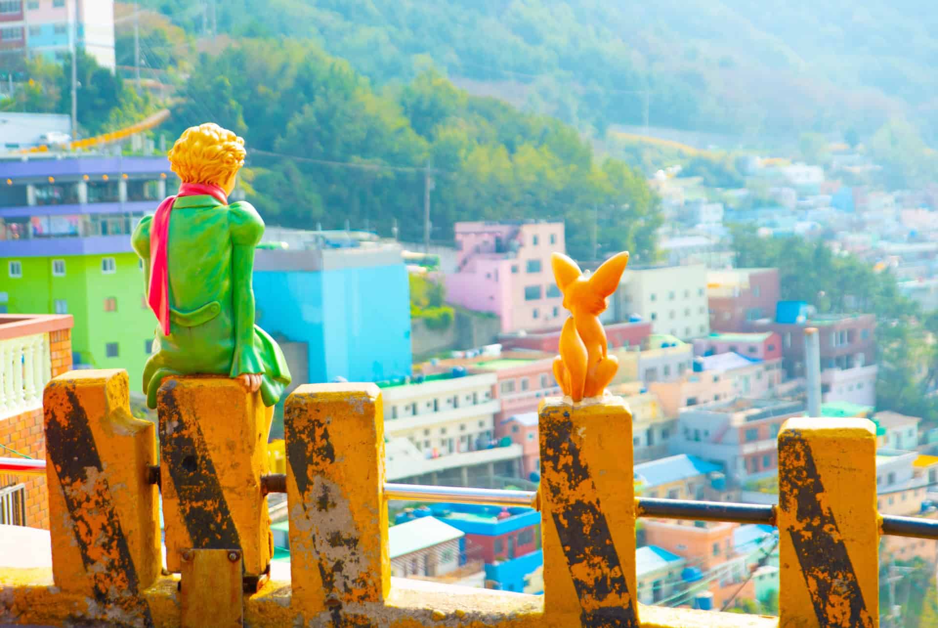 statue petit prince gamcheon village