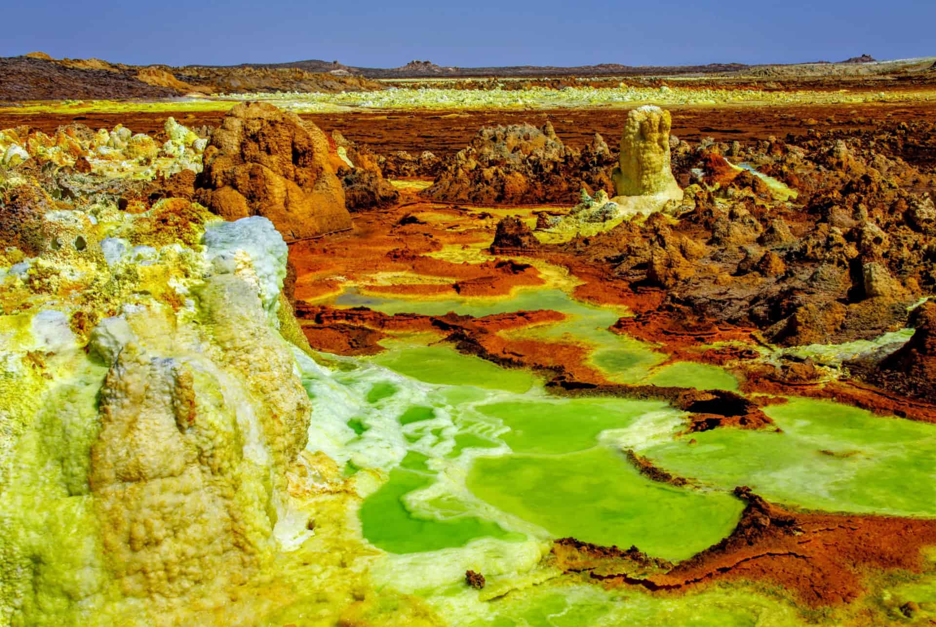 volcan dallol plus beaux paysages du monde