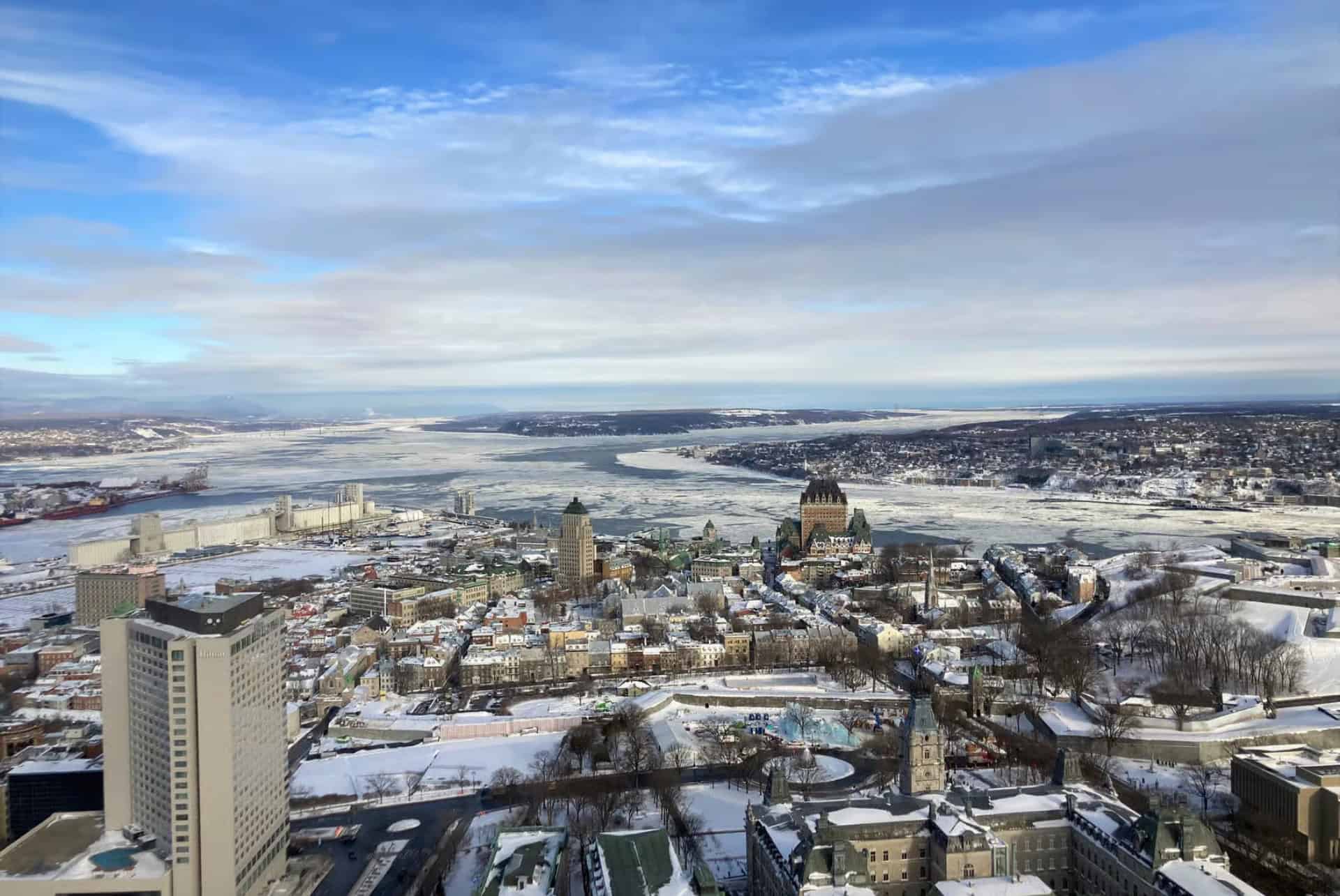 vue observatoire de la capitale quebec