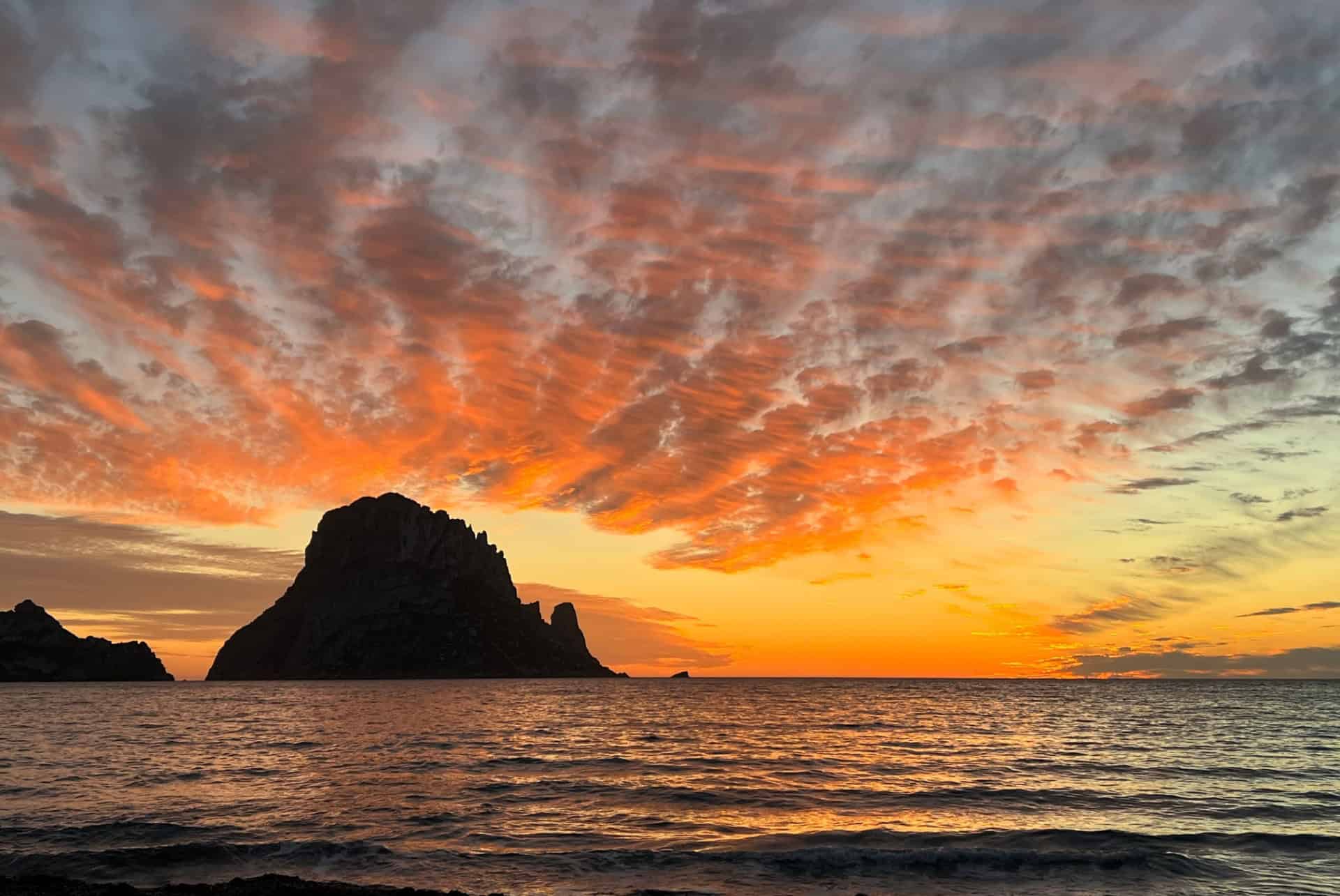 es vedra coucher soleil