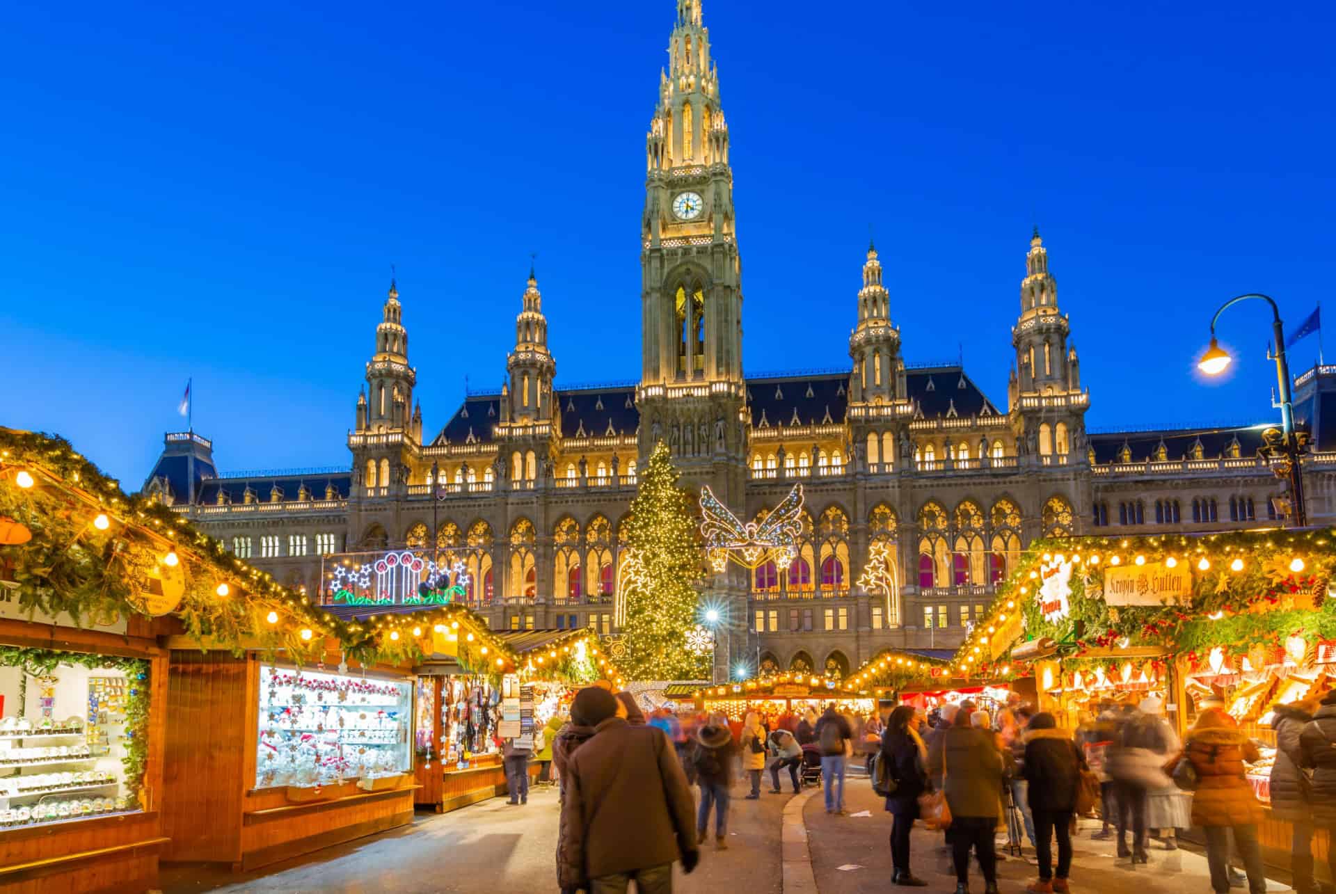 marche de noel a vienne rathausplatz