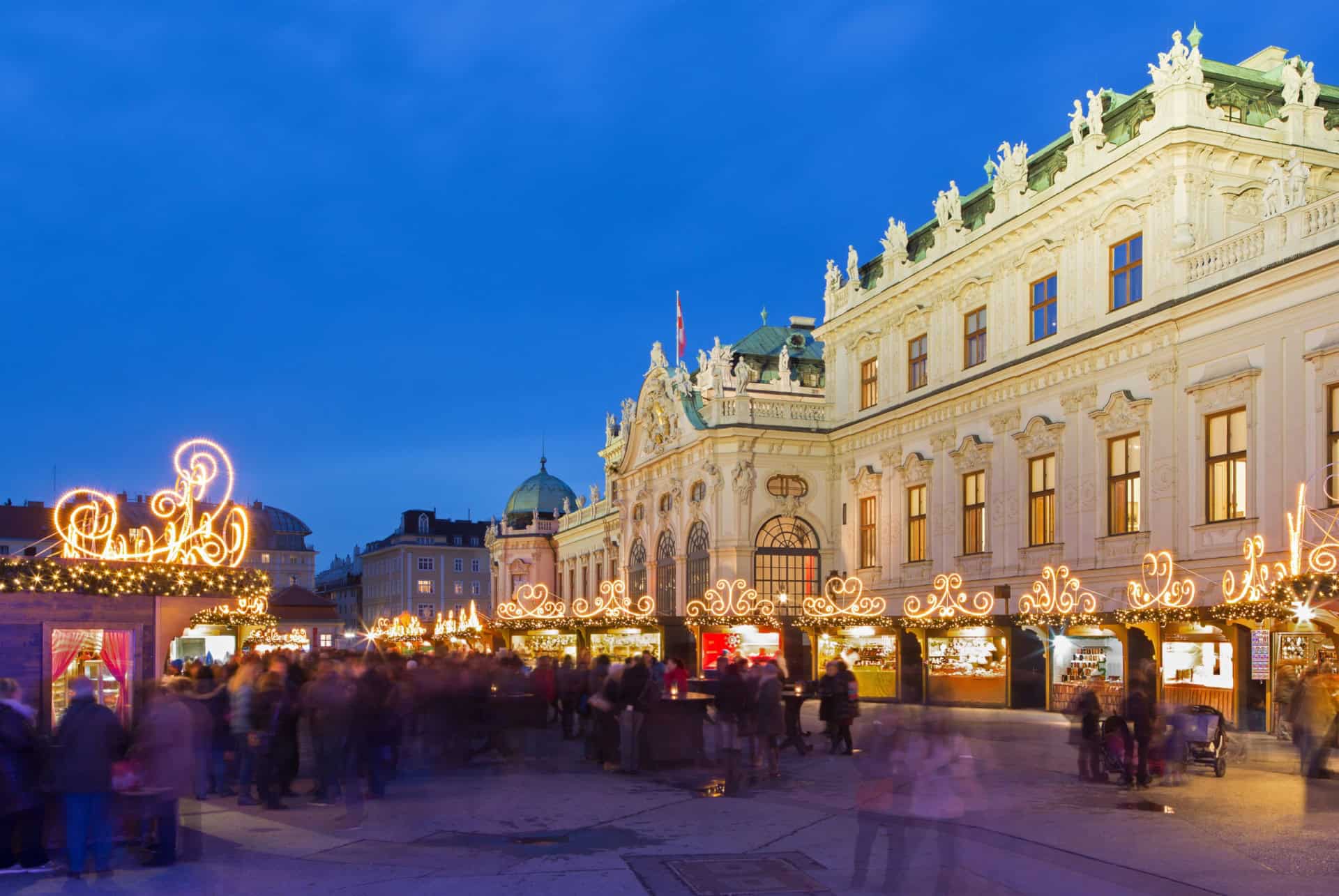 marche de noel belvedere vienne