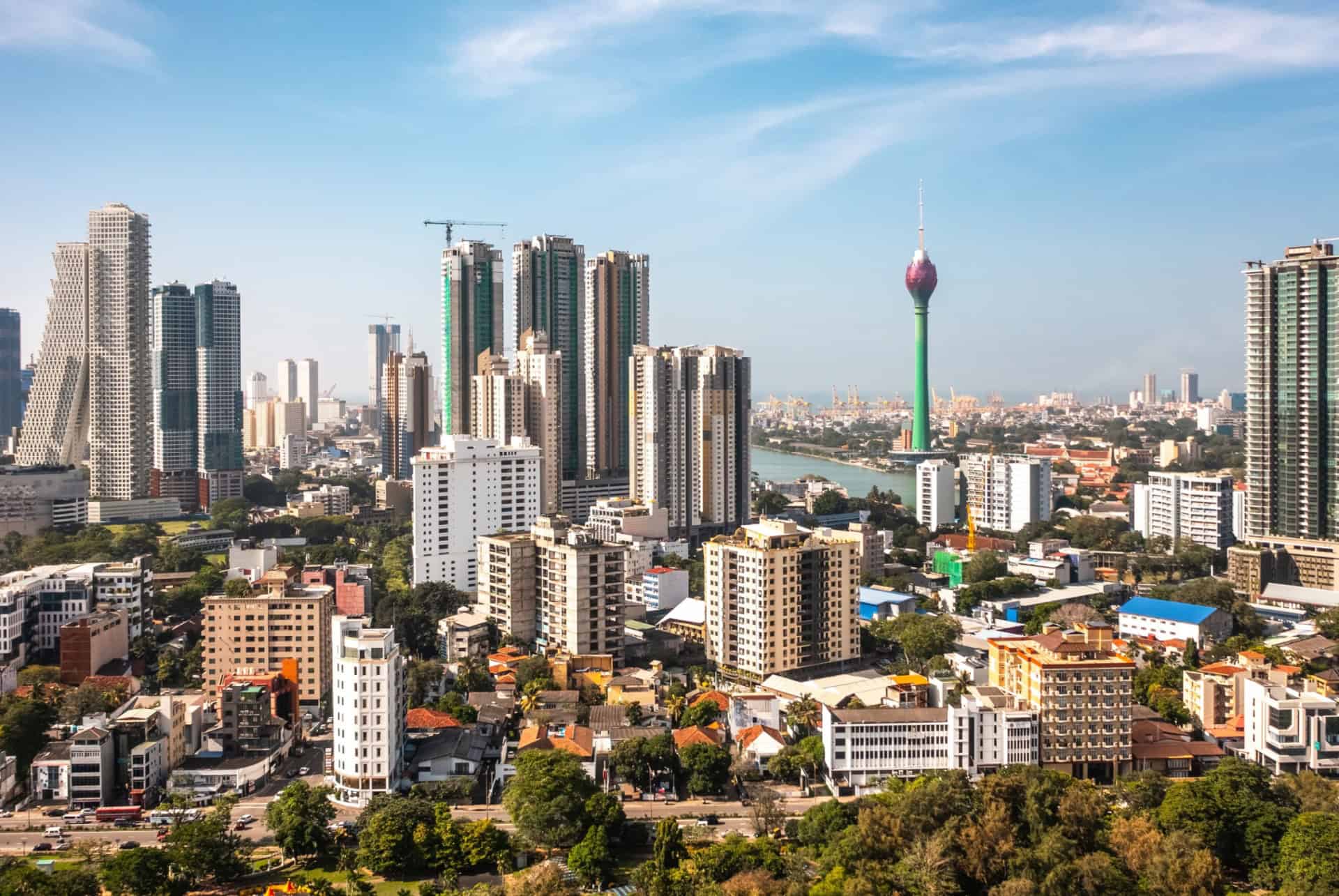 panorama de colombo au sri lanka panorama de colombo au sri lanka