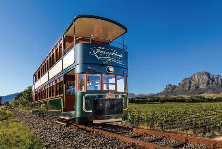 Tour en tramway à Franschhoek