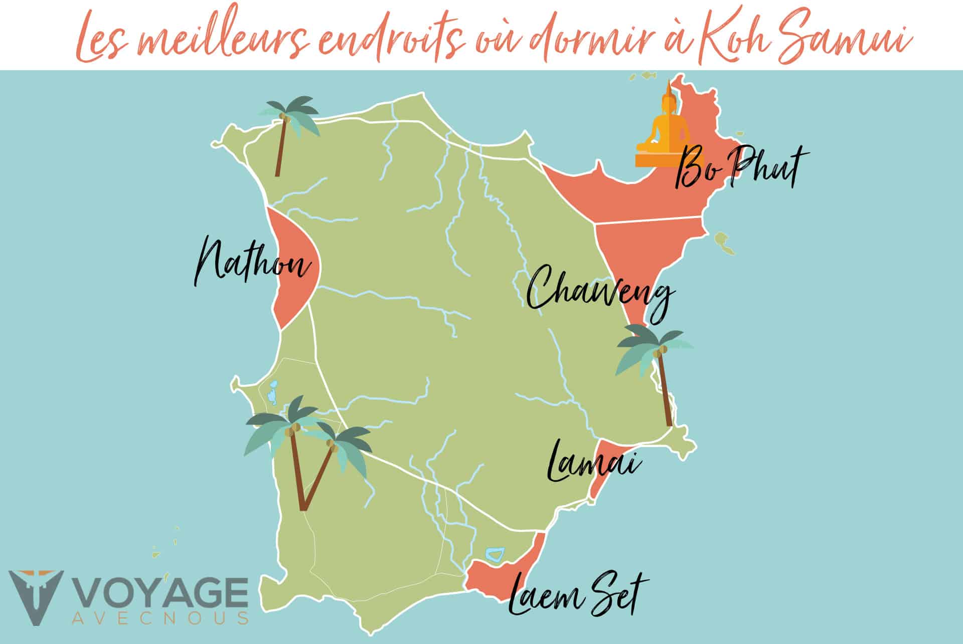 map ou dormir a koh samui map ou dormir a koh samui