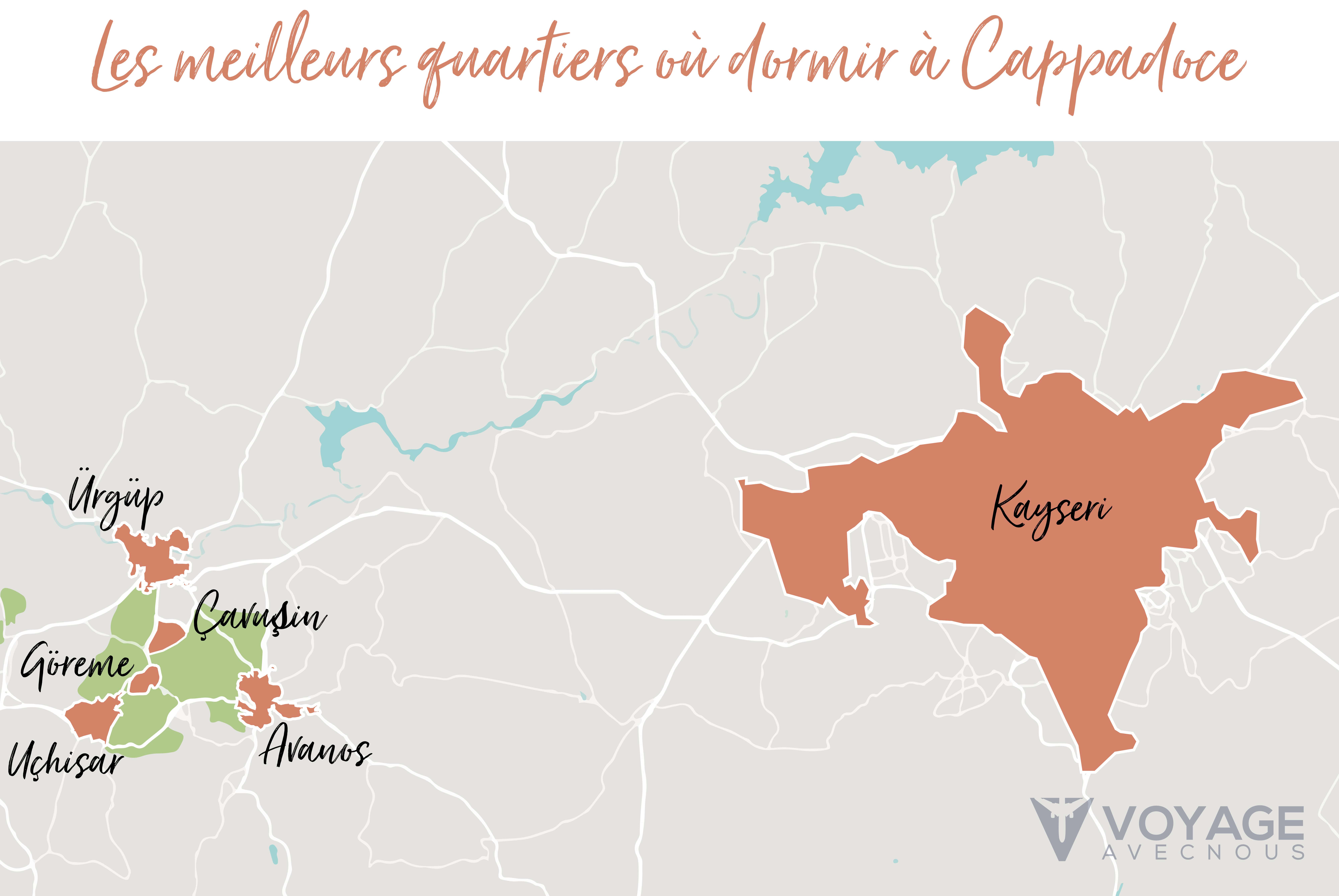 map ou dormir cappadoce map ou dormir cappadoce