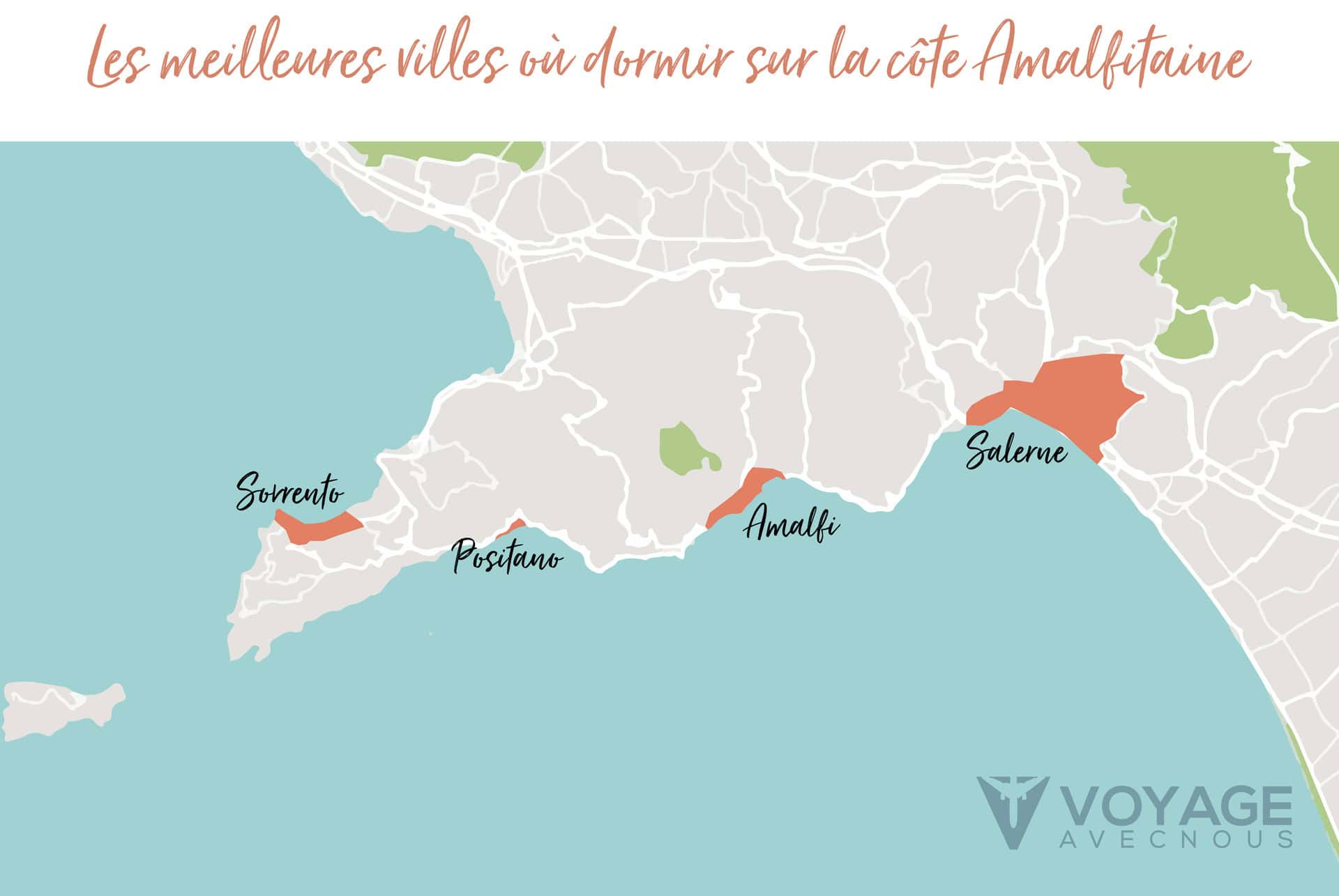 map ou dormir cote amalfitaine map ou dormir cote amalfitaine