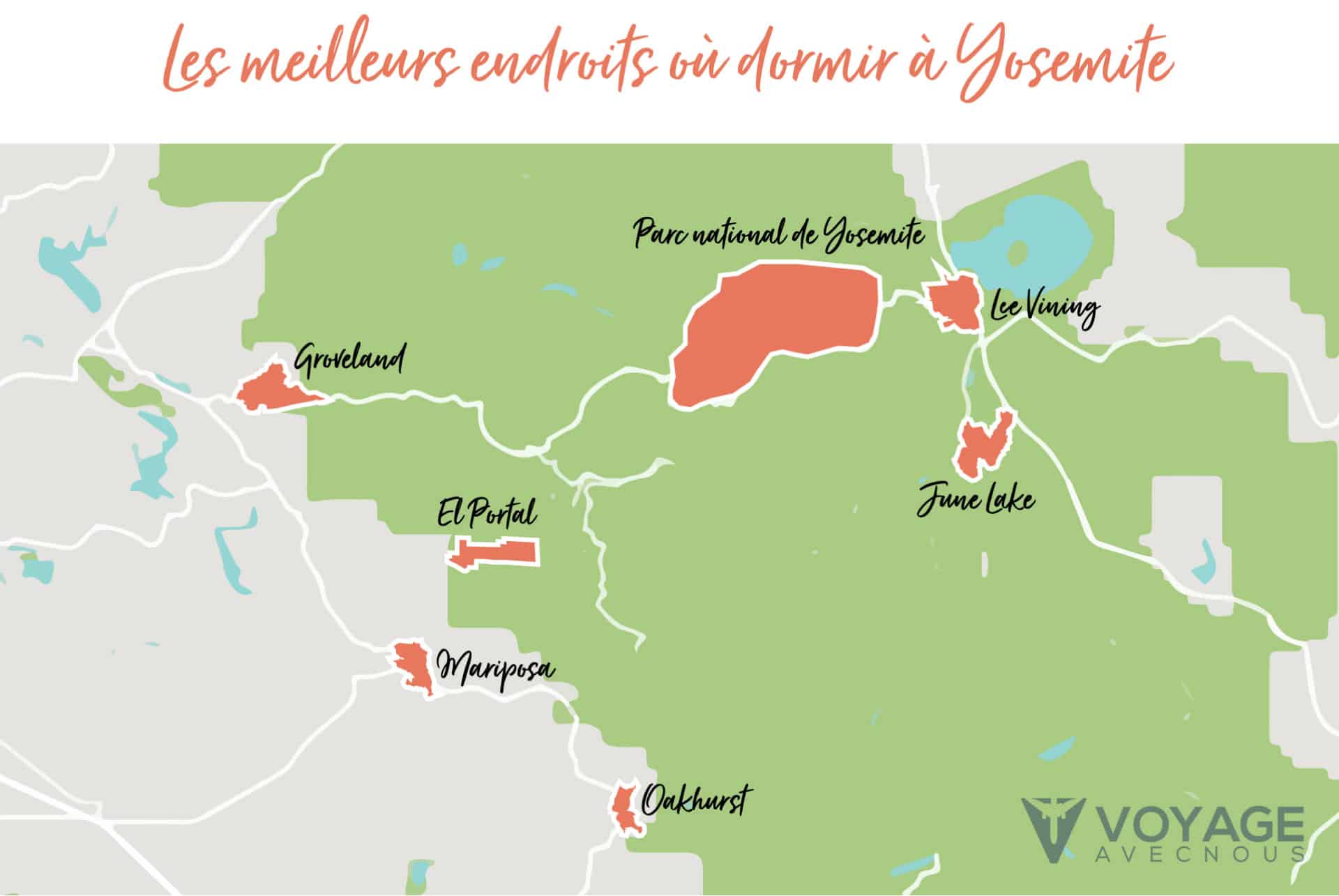 ou dormir a yosemite map ou dormir a yosemite map