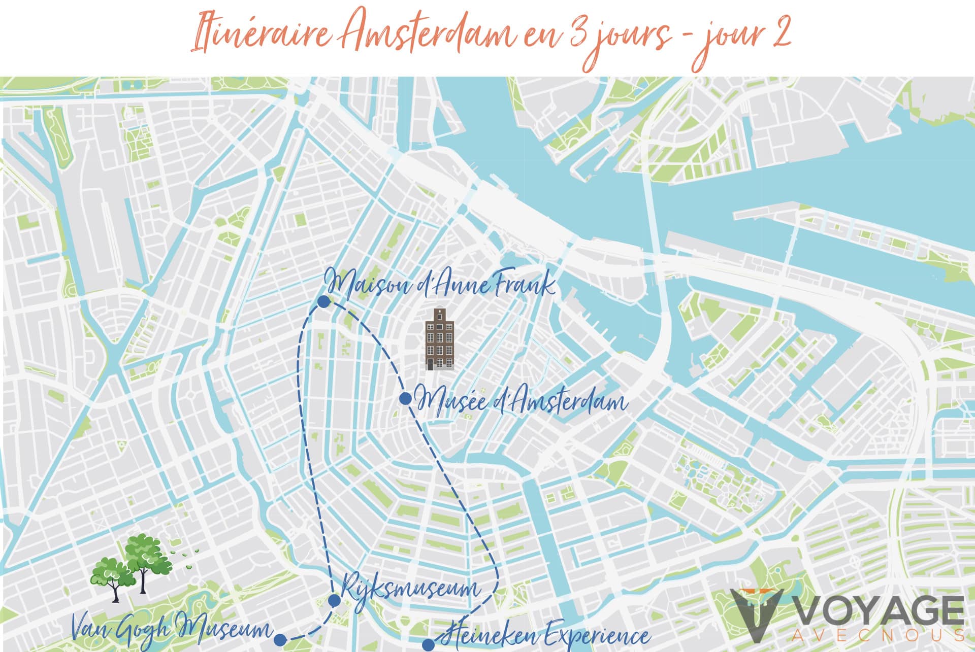 amsterdam 4 jours map jour 2 amsterdam 4 jours map jour 2