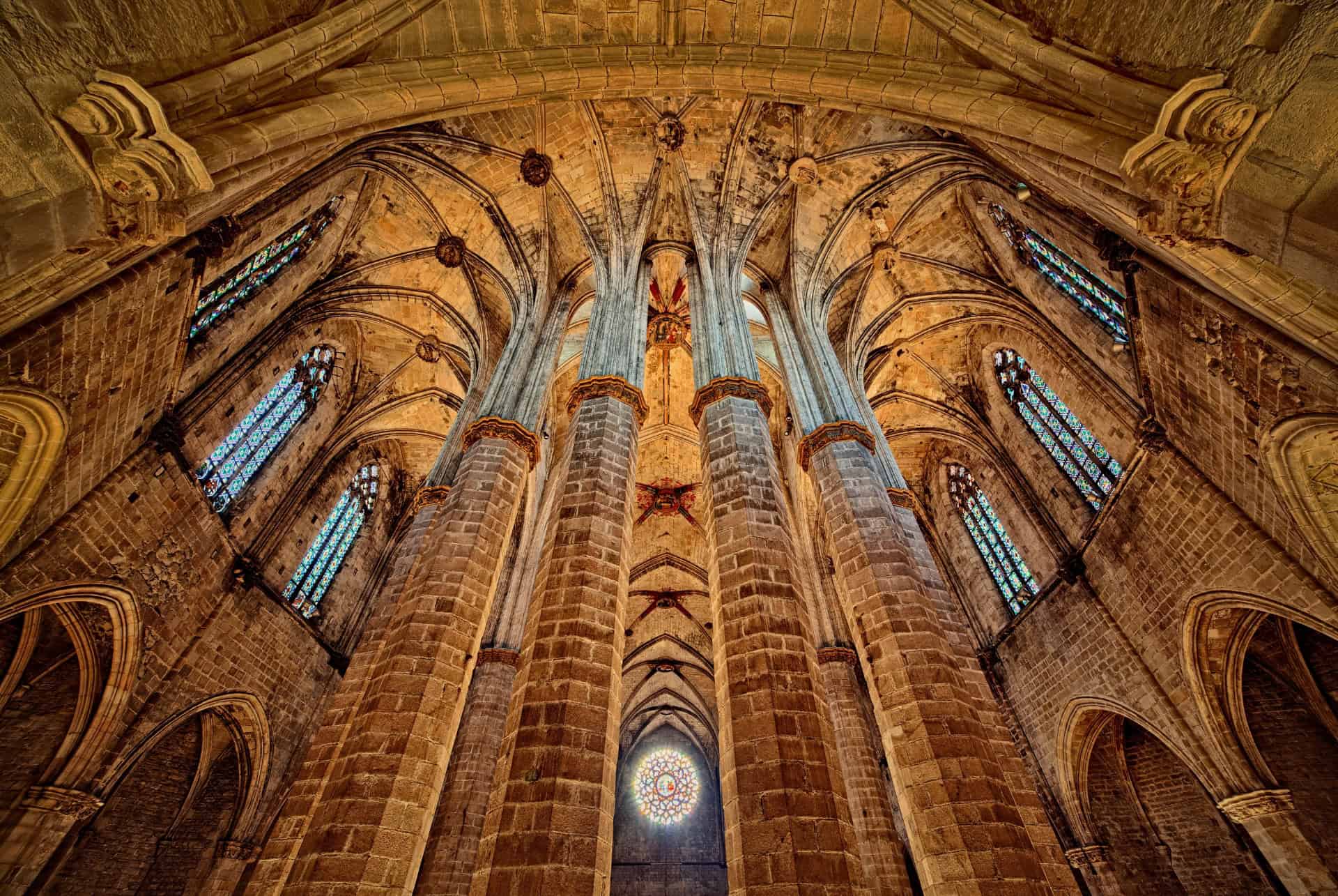 interieur basilique santa maria del mar interieur basilique santa maria del mar