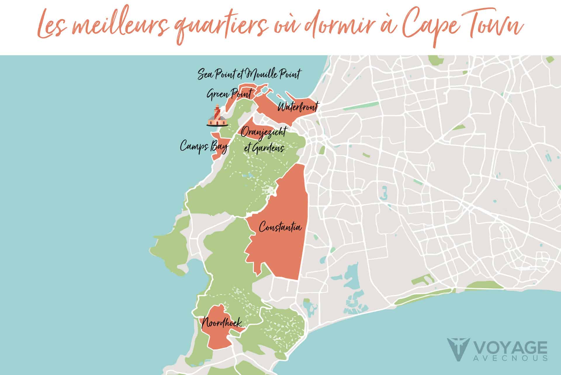 map ou dormir a cape town map ou dormir a cape town