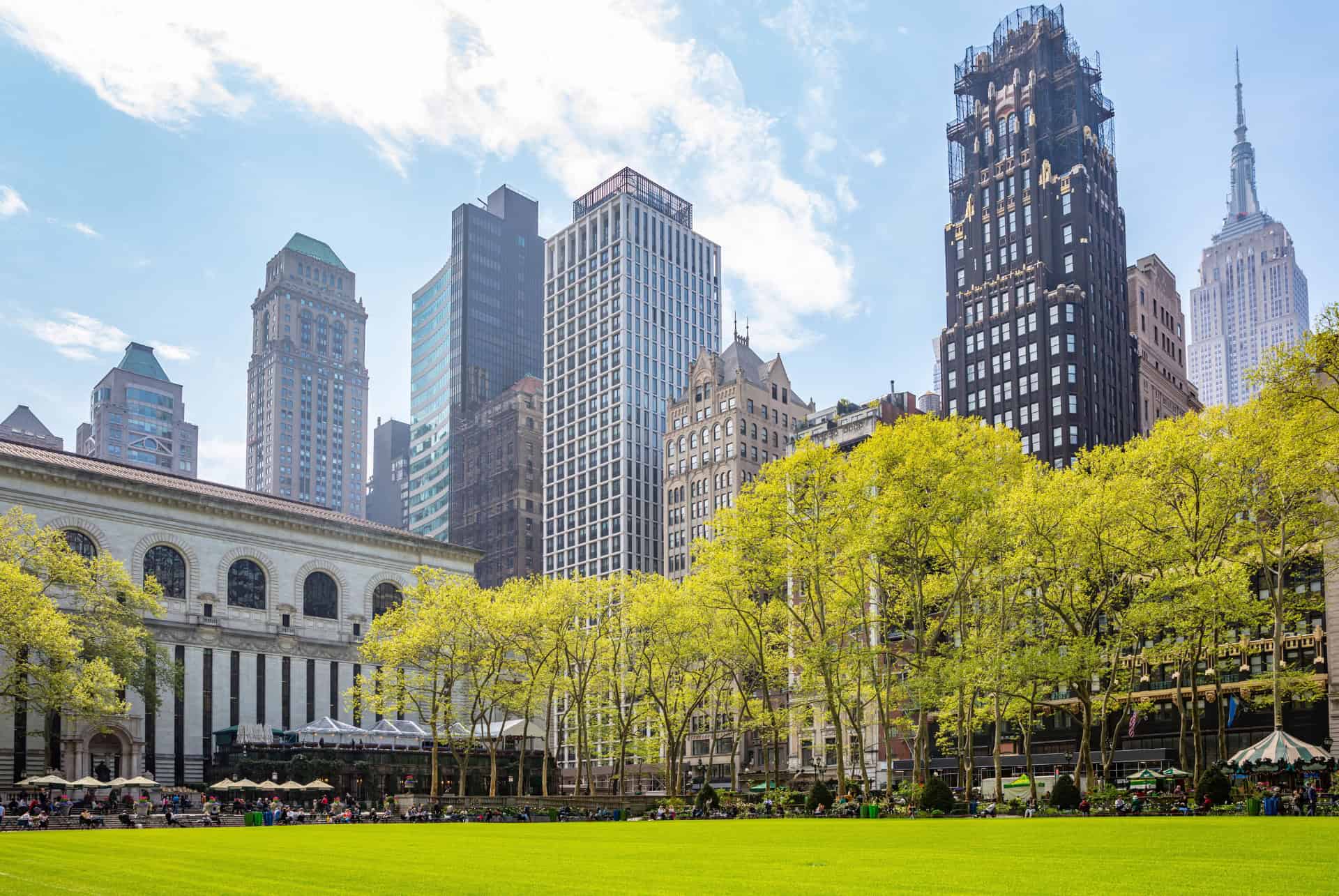 bryant park new york en mars bryant park new york en mars