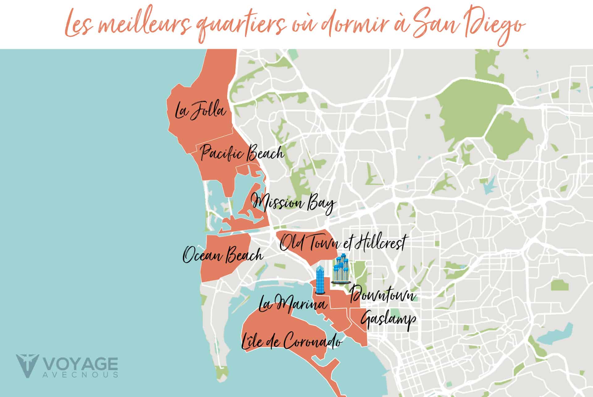 carte des quartiers ou dormir a san diego carte des quartiers ou dormir a san diego