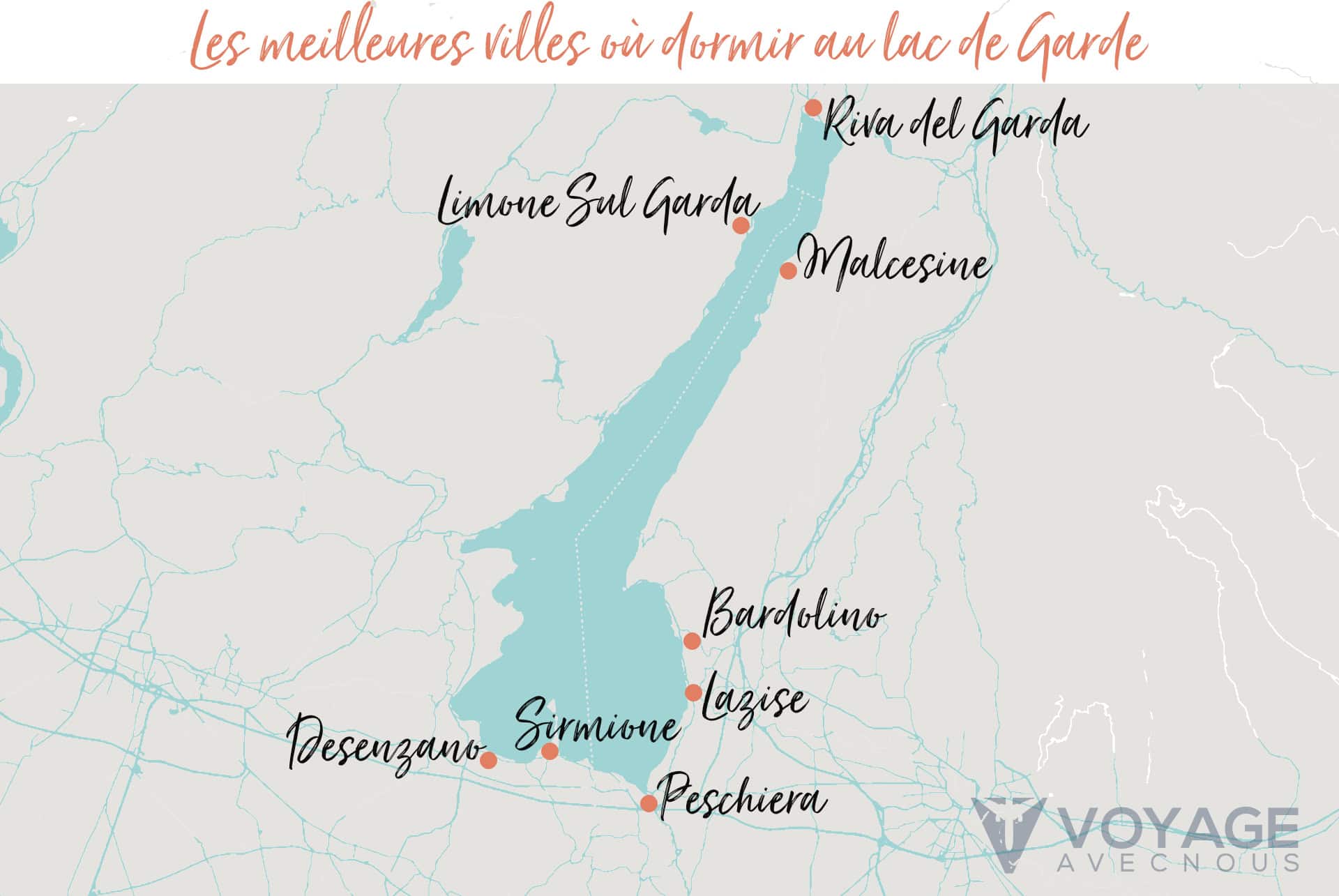 map dormir lac garde map dormir lac garde