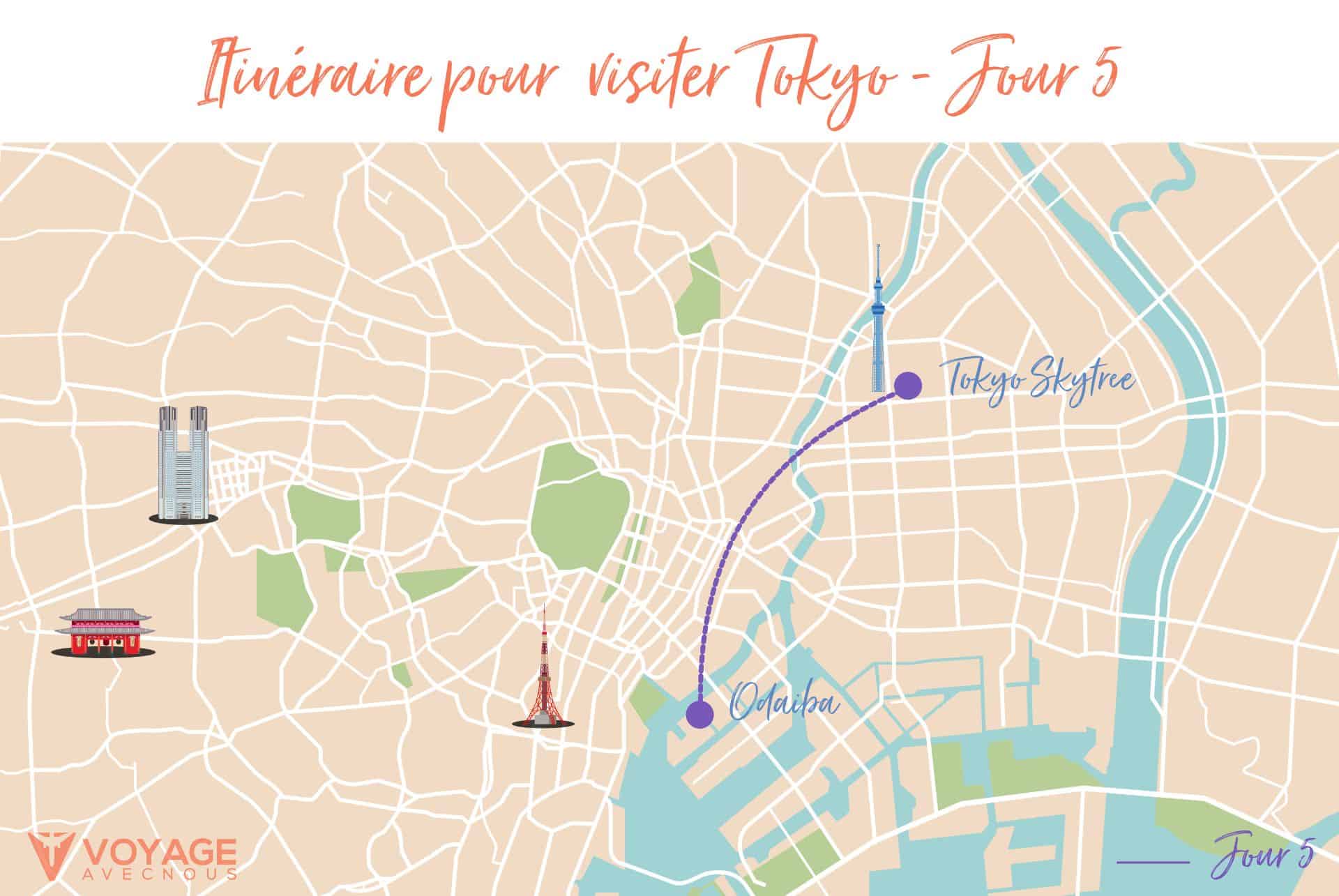 tokyo en 5 jours map 5 tokyo en 5 jours map 5